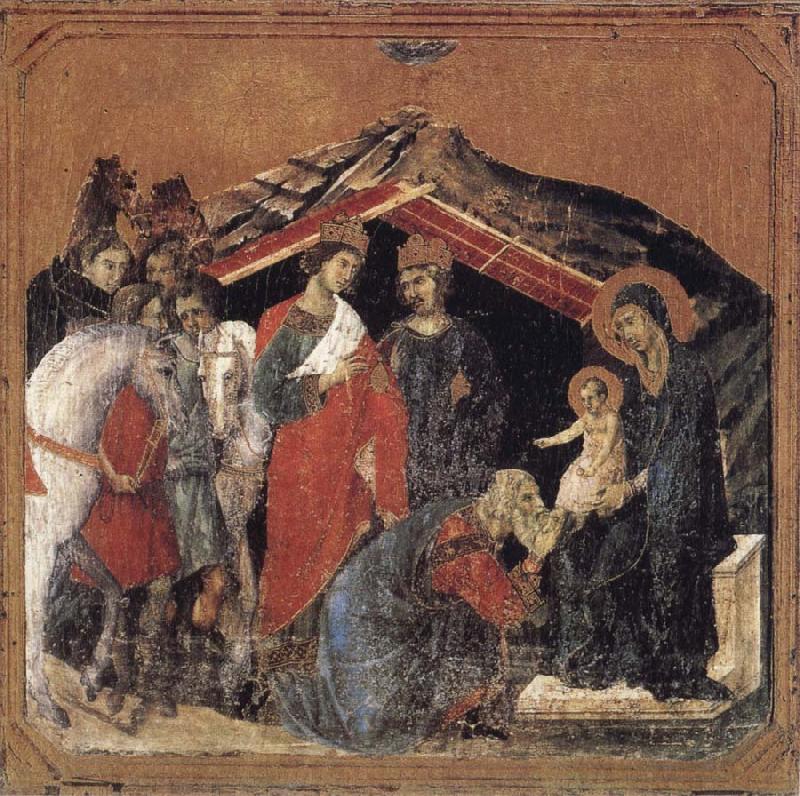 Duccio di Buoninsegna Adoration of the Magi oil painting image